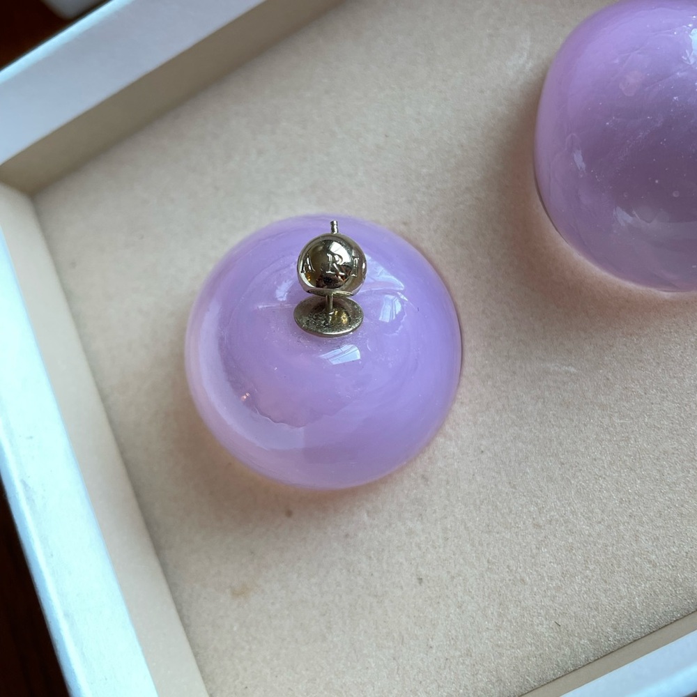 Nina Ricci Pink Bubble Earrings (S/S 2020) - Picture 4 of 8